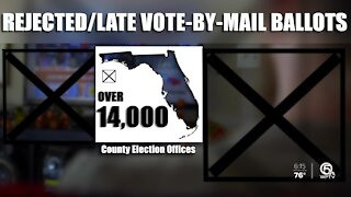 2020 Election numbers in Florida show dramatic decrease in rejected ballots