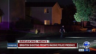 Police swarm Brighton neighborhood after shooting