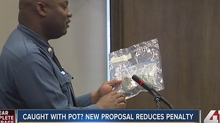 Caught with pot? New proposal reduces penalty