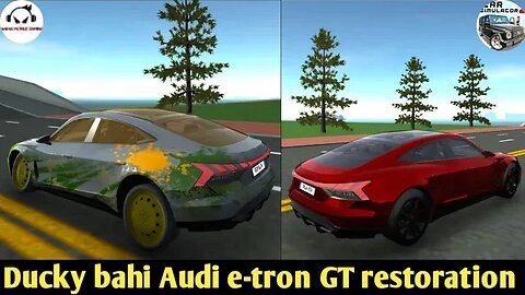 Rebuilding Abandoned Audi e-tron GT in Car Simulator 2 - Car Games Android Gameplay #duckybhai car