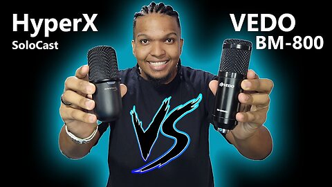 HyperX SoloCast VS VEDO BM - 800 Simples Comparativo Entre esses dois custo-benefício ! 🔵