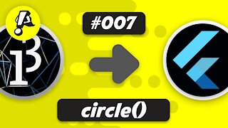 Ep. 007 - Draw a circle | Flutter Processing