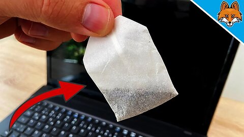 Rub a Teabag over your Screen and WATCH WHAT HAPPENS 💥 (Genius) 🤯