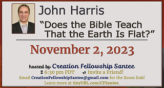 Does the Bible teach the Earth is flat? with John Harris, Living Waters
