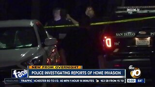 Police investigating reports of downtown home invasion