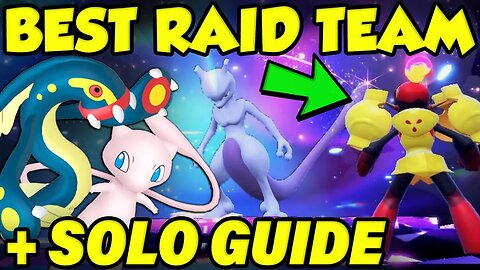 BEST MEWTWO RAID TEAM BUILDING GUIDE + HOW TO SOLO MEWTWO TERA RAID EVENT!