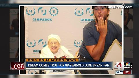 Metro woman battling terminal illness meets Luke Bryan