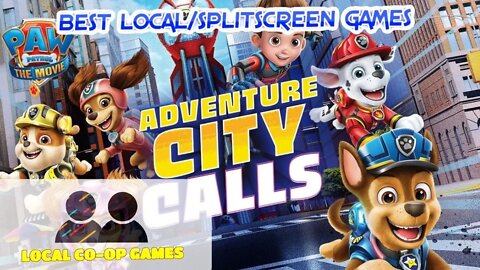 PAW Patrol The Movie Adventure City Calls - How to Play Local Coop [Gameplay]