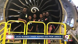 Students visit Cincinnati from Jamaica to grow leadership skills, learn business
