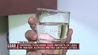 Growing concerns over reports of lead in water across metro Detroit cities