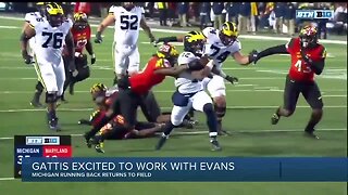 Michigan's Josh Gattis excited about Chris Evans' versatility