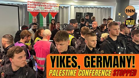 German Police RAID and BAN Palestine Conference | @GetIndieNews