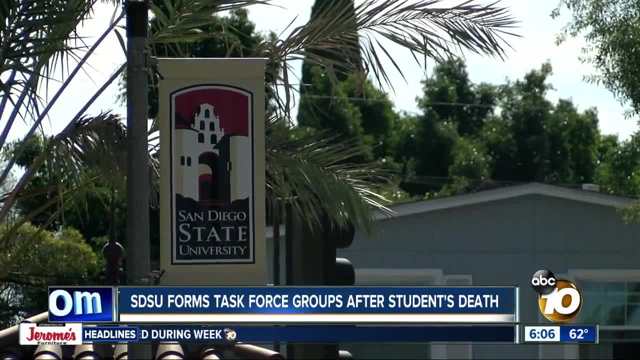SDSU forms task force groups following death of student