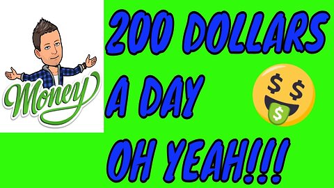 The secret to achieving about 200 dollars per day ... just copies and paste!
