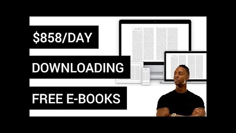 Earn $858 DOWNLOADING E BOOKS FOR FREE Make Money Online in 2021 #makemoneyonline