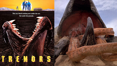 Tremors (1990) Puppetry animation extract.