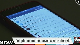 Cell phone number reveals your lifestyle