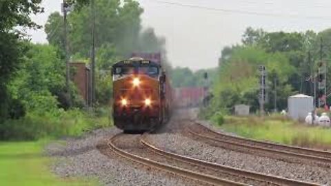 CSX Q010 Intermodal Train From Berea, Ohio September 4, 2021