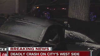 Person killed in crash on Indy's west side