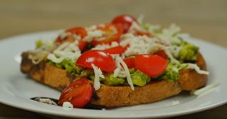 Italian Caprese Avocado Toast