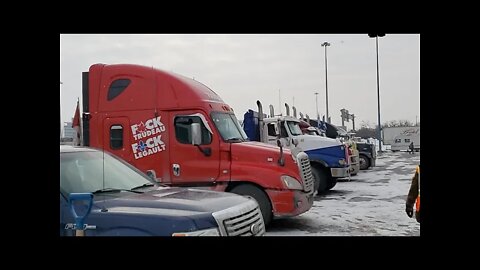 🔴 Live In Ottawa 🍁 - Freedom Convoy Fuel Station - DAY 12