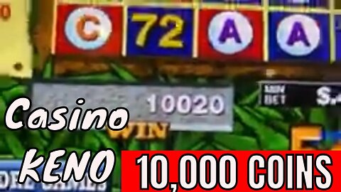 Casino Arizona 10,000 Nickel KENO Hit - The Making of a KENO UNIVERSITY Video