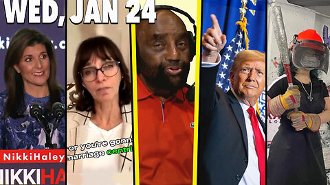 Tim Scott Kneels; Trump WINS NH; The Order of God; Rage Room; Robbed in Church | JLP SHOW (1/24/24)