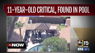 11-year-old girl found in Tempe pool