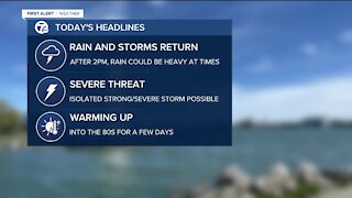 More storms possible