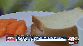 Olathe Public Library provides kids free lunch during summer months