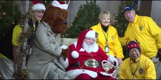 Families receive free Christmas trees