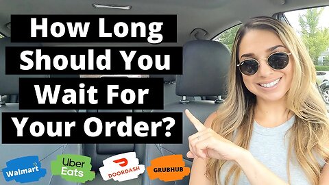DoorDash, Uber Eats, GrubHub, Walmart Spark Driver Ride Along | How Long Should You Wait On A Order?
