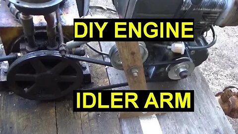 Making Idler Arm For Log Splitter Belt Tension Using Scrap Materials