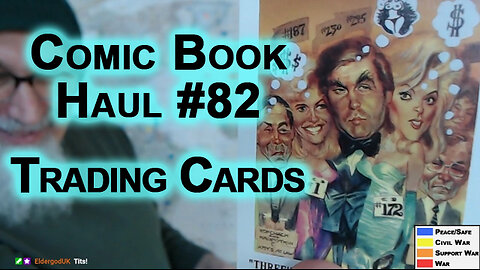 Comic Book Haul #82: Political Trading Cards, Eclipse Comics, First Three Trump Rookie Cards [ASMR]