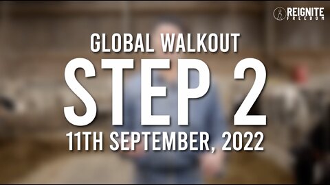 THE GLOBAL WALKOUT * STEP TWO * FARMER PIET POSTMA * WALK WITH US NOW!