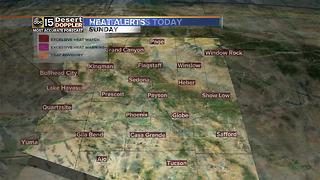 Excessive heat warning Sunday