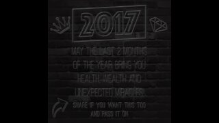 May the last three months of the year [GMG Originals]