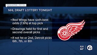 Red Wings enter draft lottery with sixth-best odds at top pick