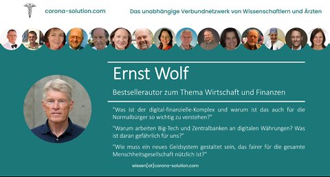 Corona-Solution im Interview mit Ernst Wolf am 03.06.2022 | Wirtschaft und Finanzen