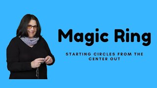 Magic Ring - starting circles from the center out