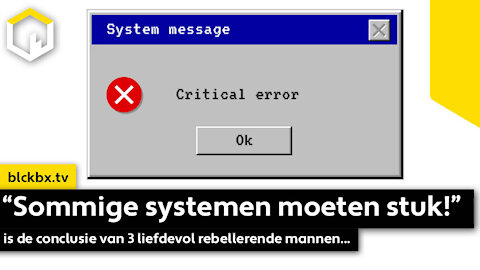 “Sommige systemen moeten stuk!” is de conclusie van 3 liefdevol rebellerende mannen…