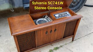 Sylvania SC741 Stereo Console - Repair and Refinish (#004)