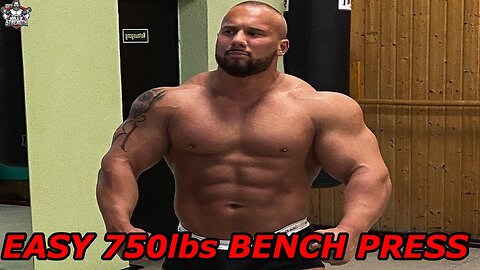 Strength Monster - Easy 340kg750lbs Bench Press