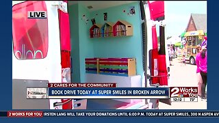 2 Cares For The Community Book Drive to Benefit McAuliffe Elementary School