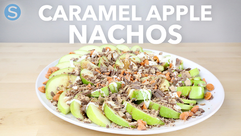 How to make amazing caramel apple nachos