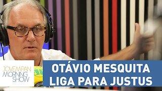 Otávio Mesquita liga para Roberto Justus ao vivo durante o Morning Show!