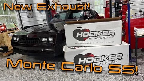 Installing A Hooker Blackheart Exhaust System On My 1985 Monte Carlo SS!