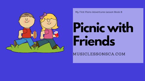 Piano Adventures Lesson Book B - Picnic with Friends