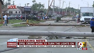 Crews working to restore power after tornadoes
