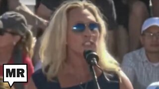 Marjorie Taylor Greene Gets Her Nazi On During Trump Rally